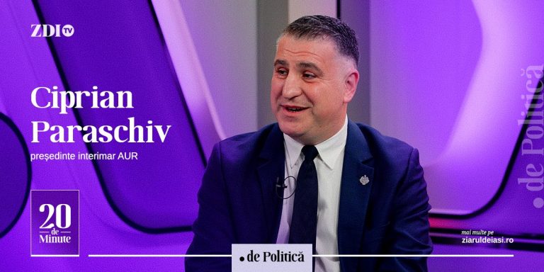 Ciprian Paraschiv, liderul AUR Iași, la ZDI TV: „AUR vrea să participe la guvernare, dar să propunem noi premierul”