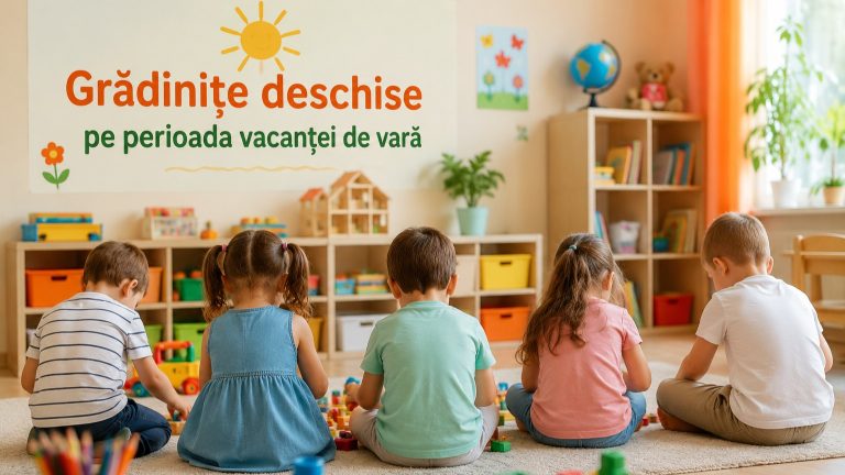 Oferte pentru părinții din Iași în vacanța de vară: Care grădinițe rămân deschise pentru preșcolari?