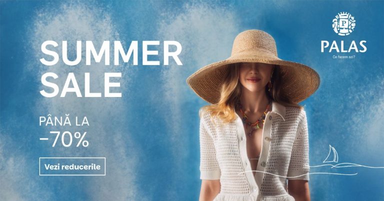 Shopping de vacanță la prețuri incredibile: Reduceri de până la 70% te așteaptă la Summer Sale în Palas!