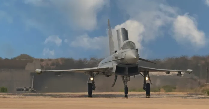 Avion de vânătoare italian doborât de o rachetă în Arabia Saudită