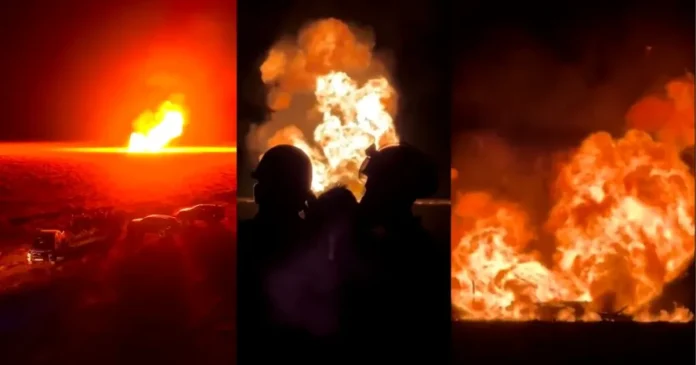 Incendiu la o conductă de gaze în Siria, după explozie. Autoritățile suspectează sabotaj