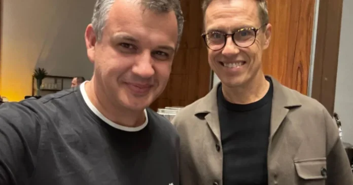 Surpriză la micul dejun, la New York. Eugen Tomac s-a întâlnit cu președintele Finlandei