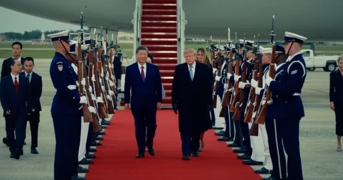 Trump îi face o primire fastuoasă lui Xi Jinping. Mesajul neașteptat al liderului chinez
