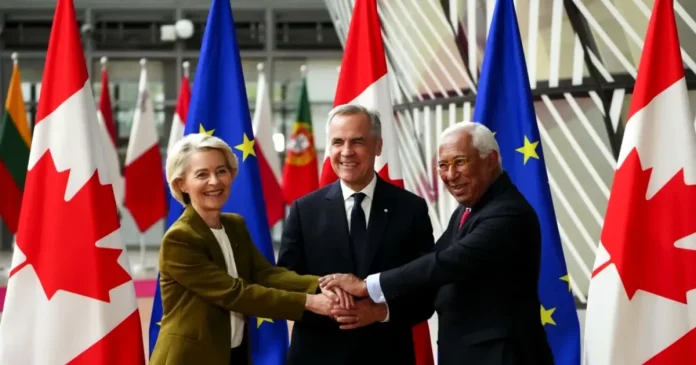 Costa și von der Leyen, la summitul UE-Canada de la Montreal