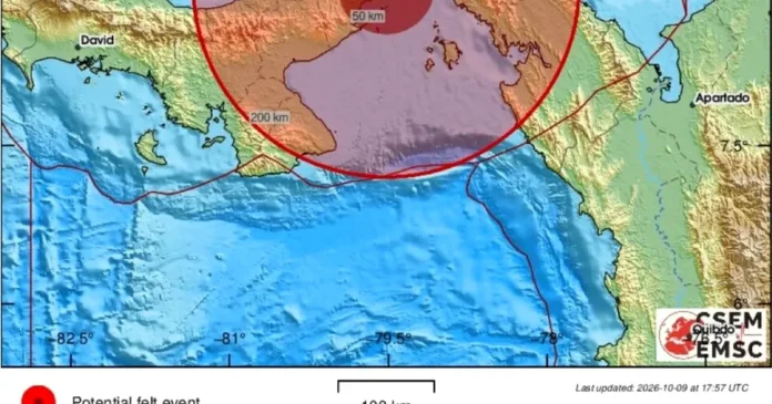 Două cutremure puternice în Panama, de 7,7 și 6,6; alertă de tsunami și 45 de replici