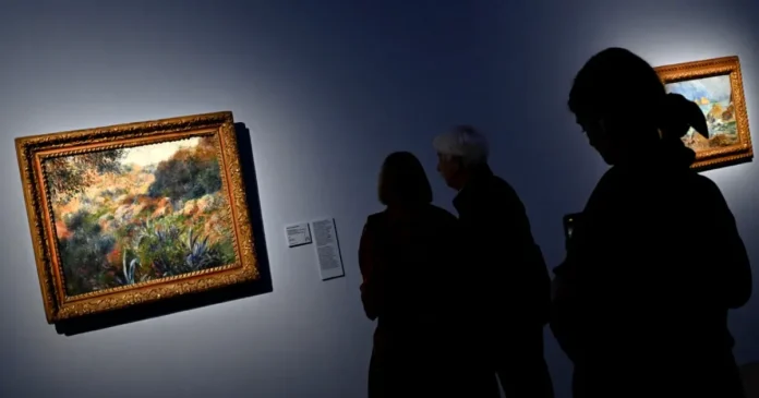 Jaful de milioane de la Muzeul Renoir. Cinci suspecți arestați, două tablouri dispărute